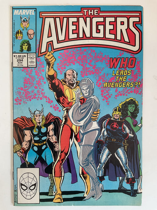 Avengers #294 1988 Marvel Comics