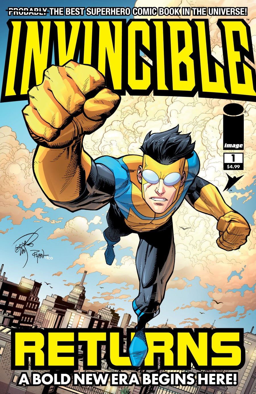 Invincible Returns #1 Facsimile Edition 2026 Image Comics Skybound
