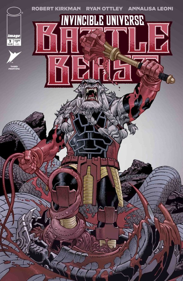 Invincible Universe Battle Beast #2 3rd Print 2026 Image Comics Skybound