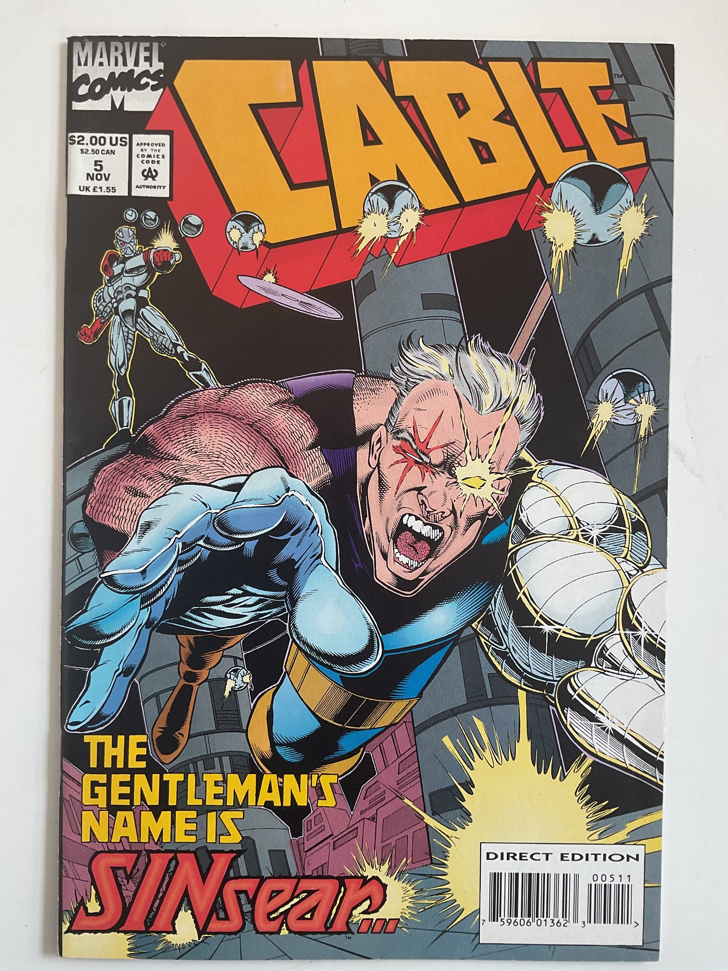 Cable #5 1993 Marvel Comics