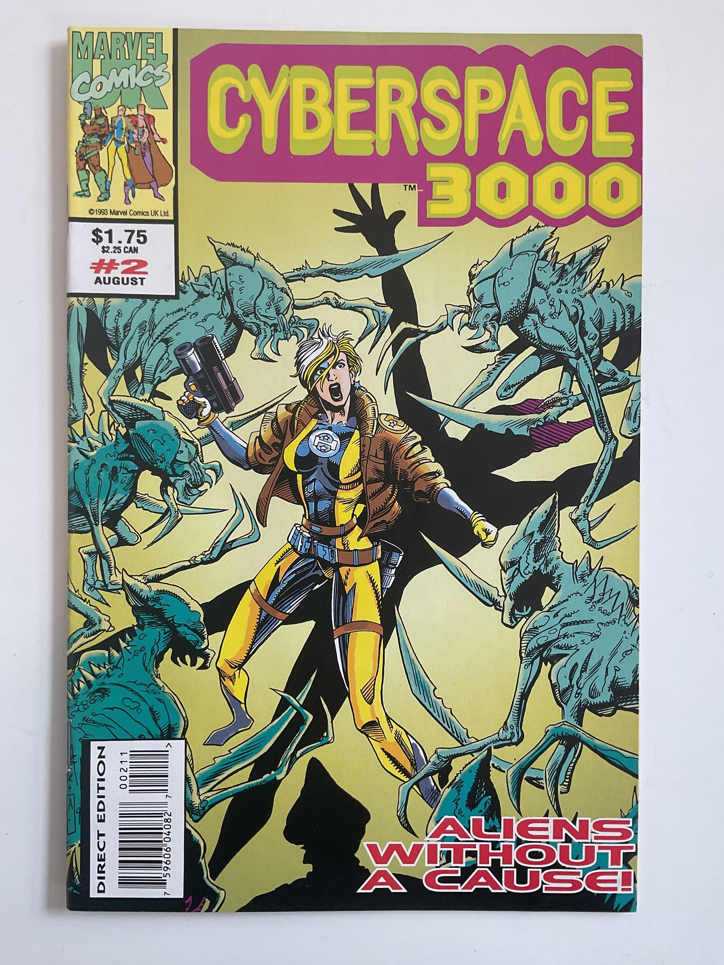 Cyberspace 3000 #2 1993 Marvel Comics UK