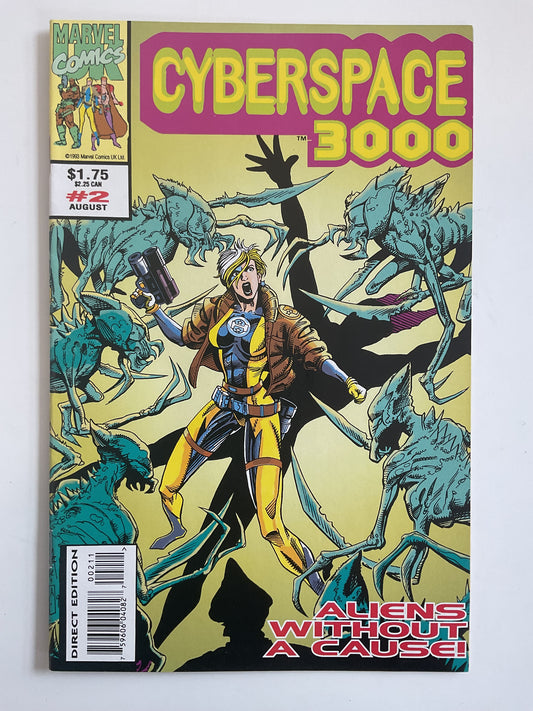 Cyberspace 3000 #2 1993 Marvel Comics UK
