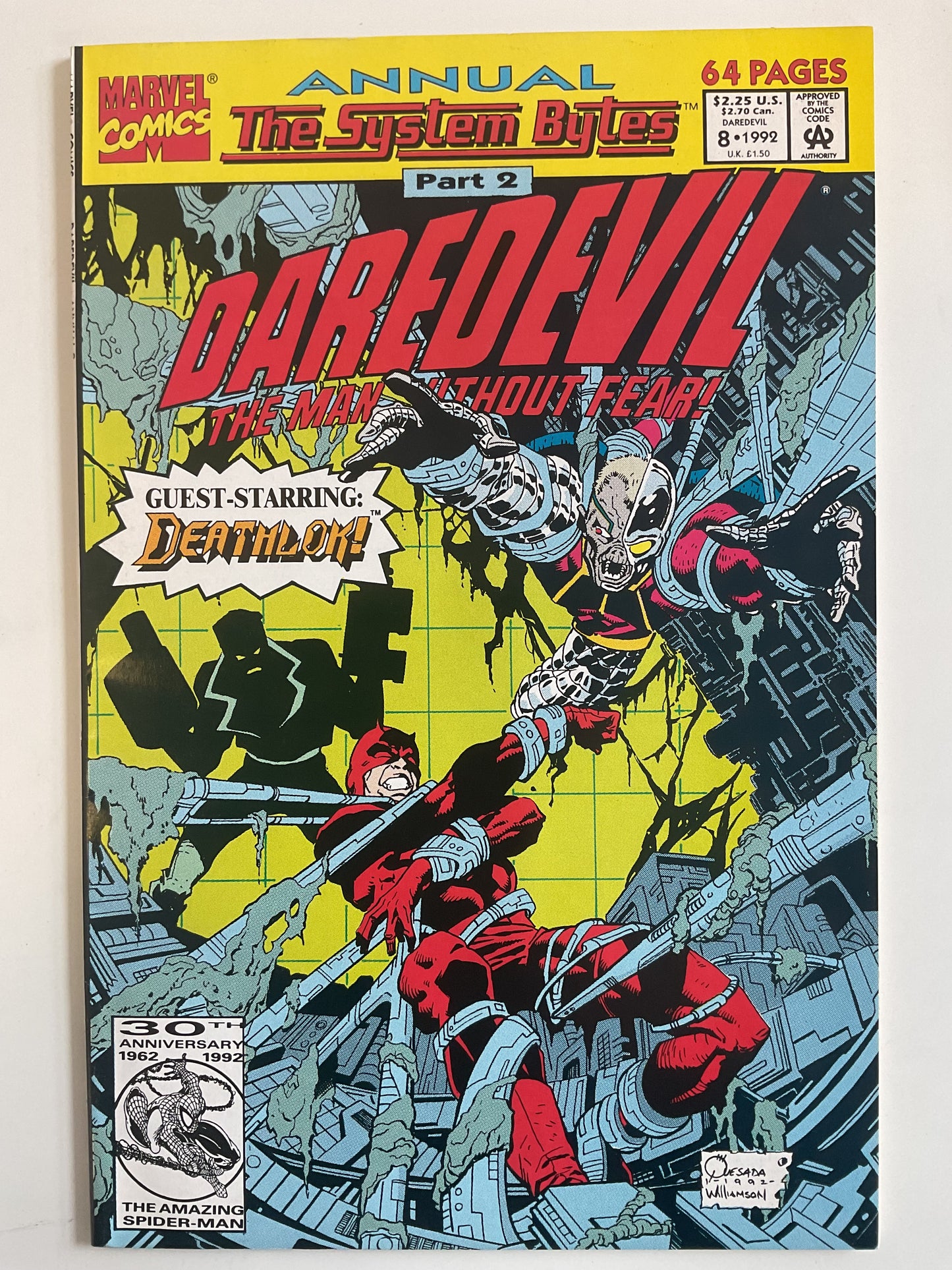 Daredevil Annual #8 1992 Marvel Comics