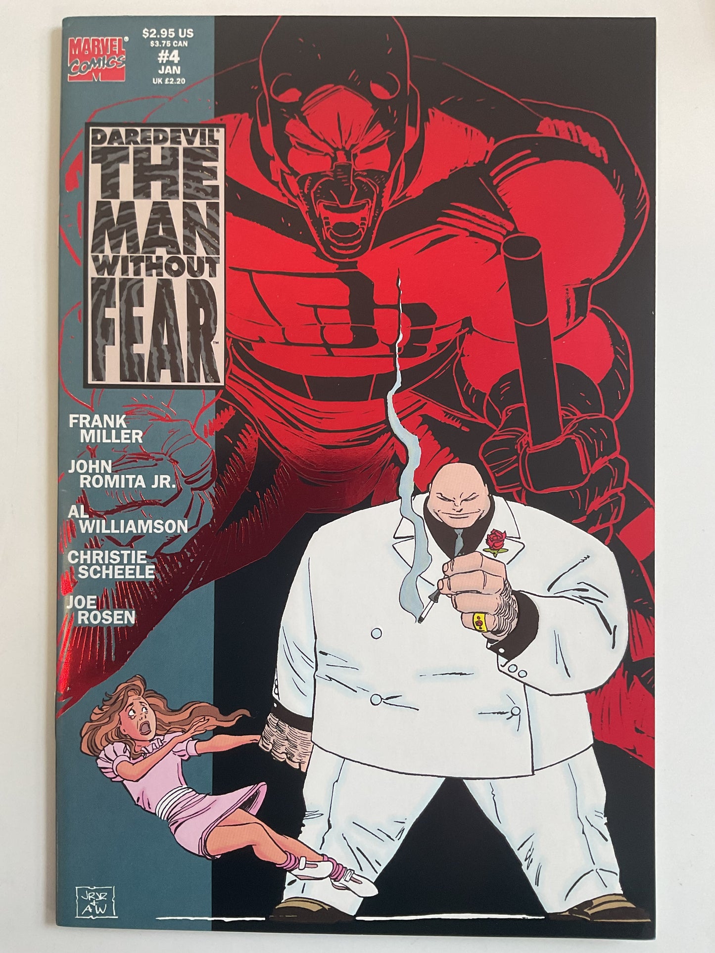 Daredevil The Man Without Fear #4 1994 Marvel Comics