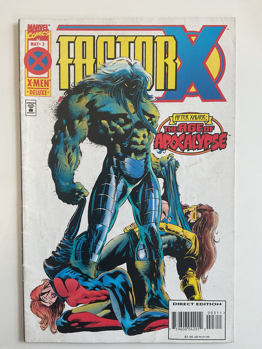 Factor X #3 1995 Marvel Comics Age Of Apocalypse