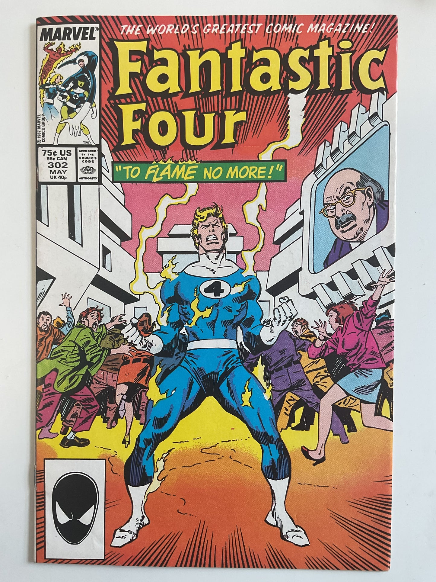 Fantastic Four #302 1987 Marvel Comics