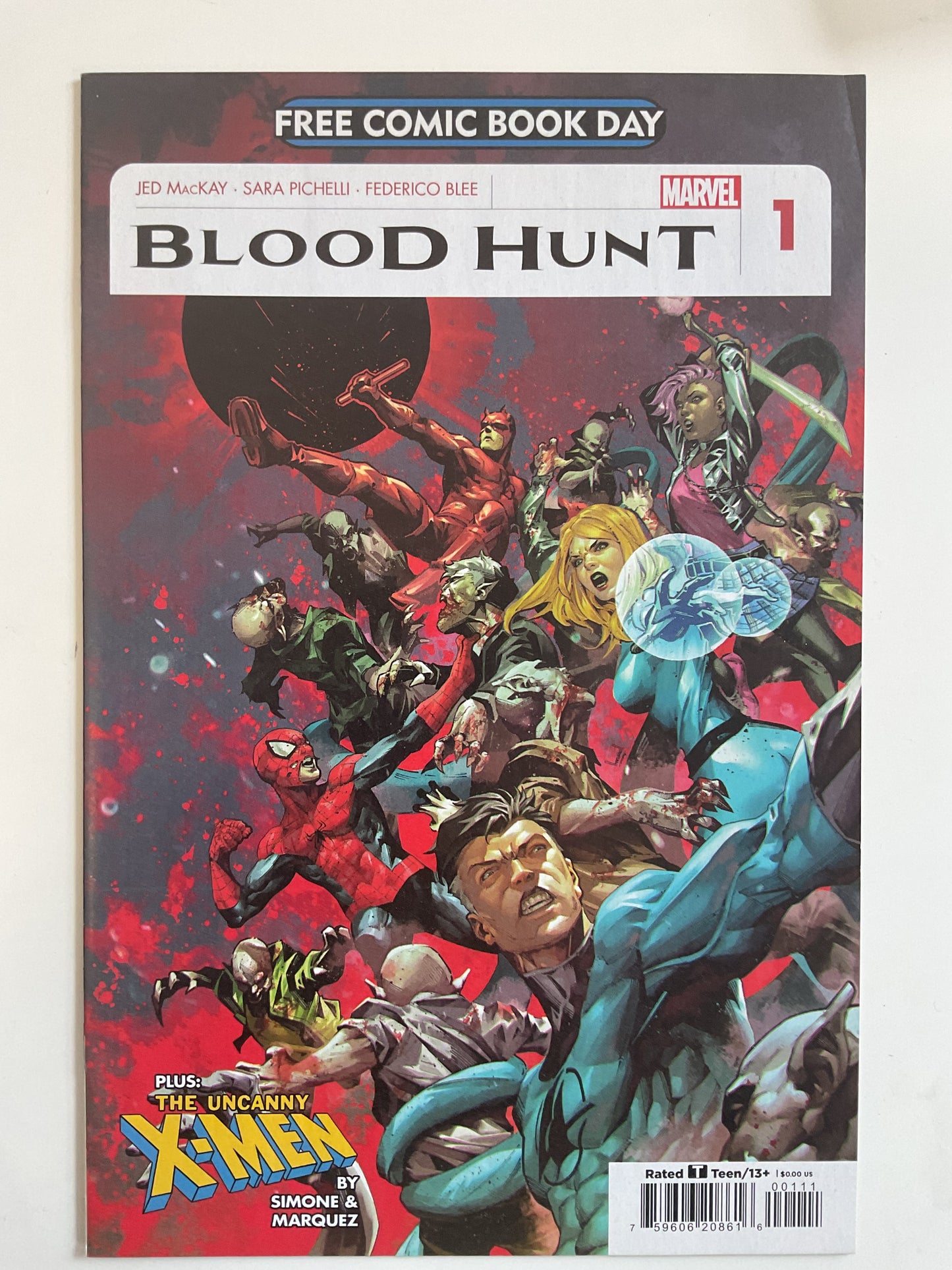 Free Comic Book Day Blood Hunt/Uncanny X-Men #1 2024 Marvel Comics