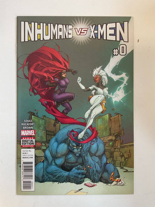 Inhumans VS X-Men #0 2017 Marvel Comics