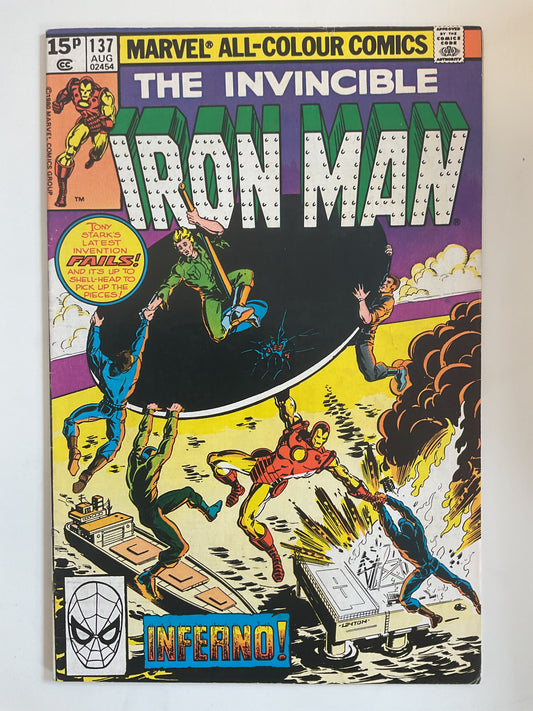 Iron Man #137 1980 Marvel Comics