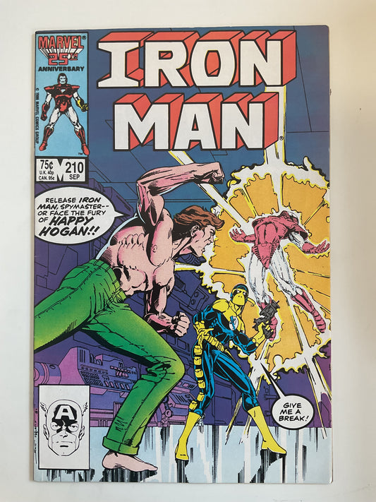 Iron Man #210 1986 Marvel Comics