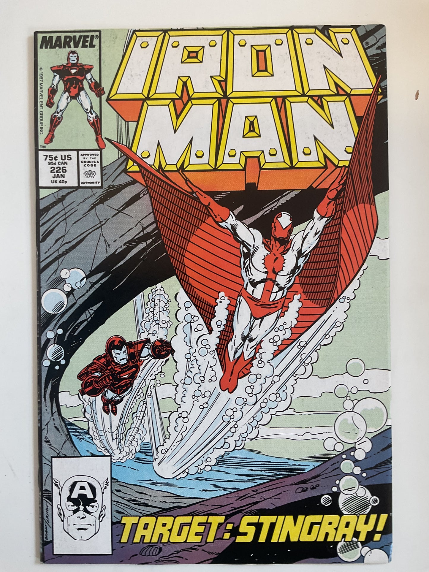 Iron Man #226 1987 Marvel Comics Armor Wars