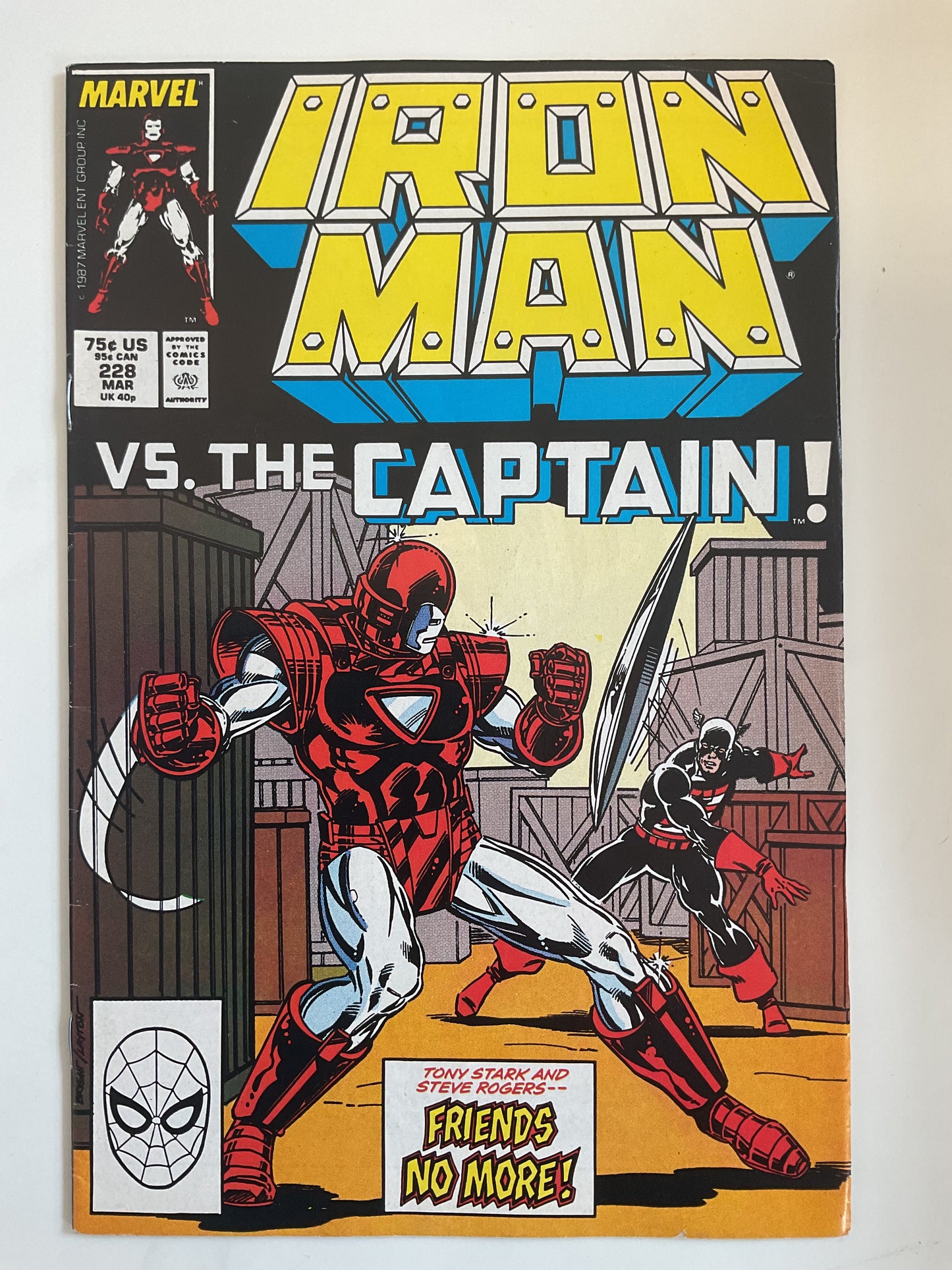 Iron Man #228 1988 Marvel Comics Armor Wars