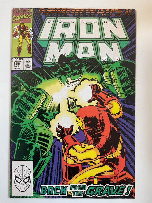 Iron Man #259 1990 Marvel Comics