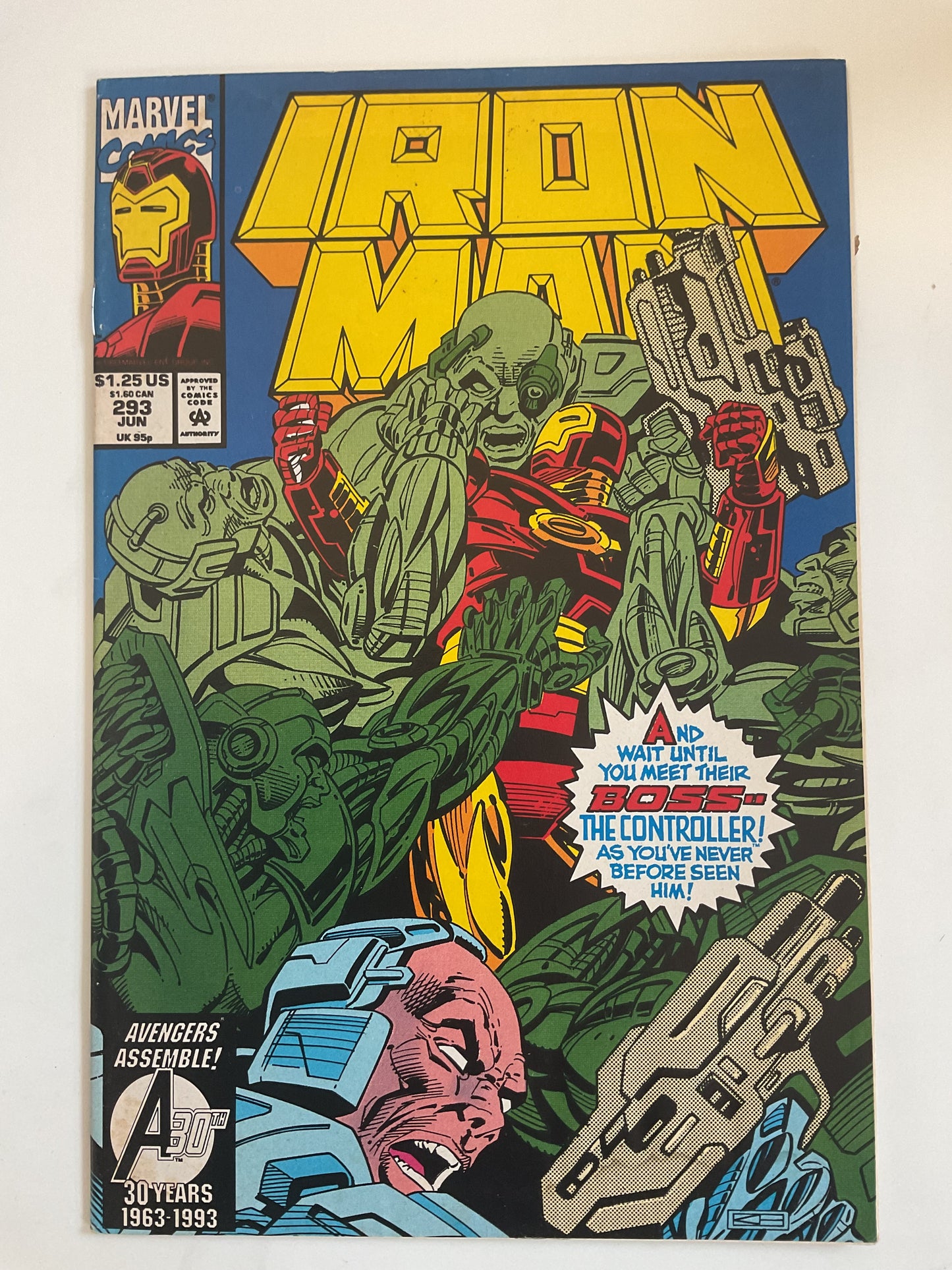 Iron Man #293 1993 Marvel Comics