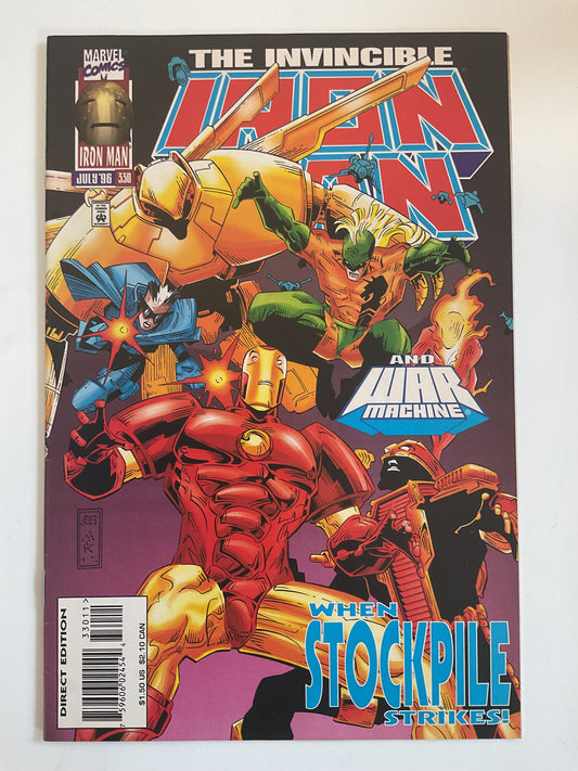 Invincible Iron Man #330 1996 Marvel Comics
