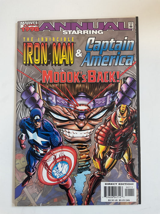 Iron Man/Captain America Annual #1 1998 Marvel Comics