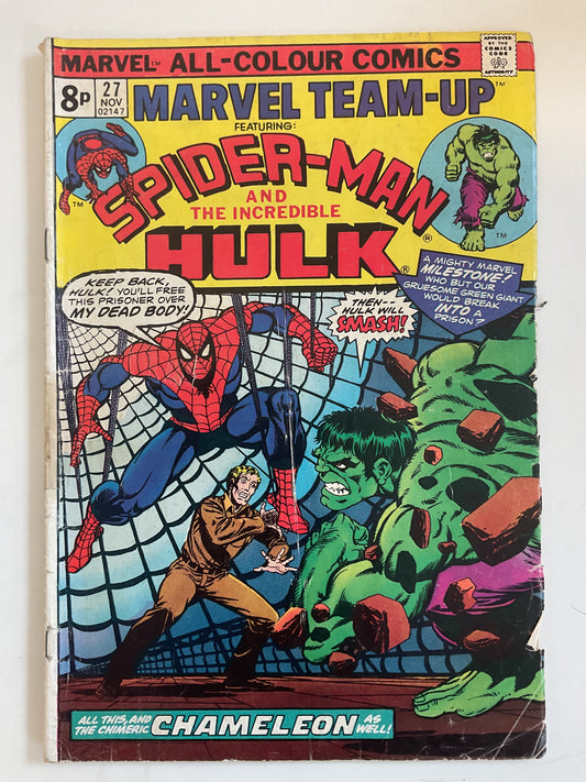 Marvel Team-Up #27 1974 Marvel Comics Hulk