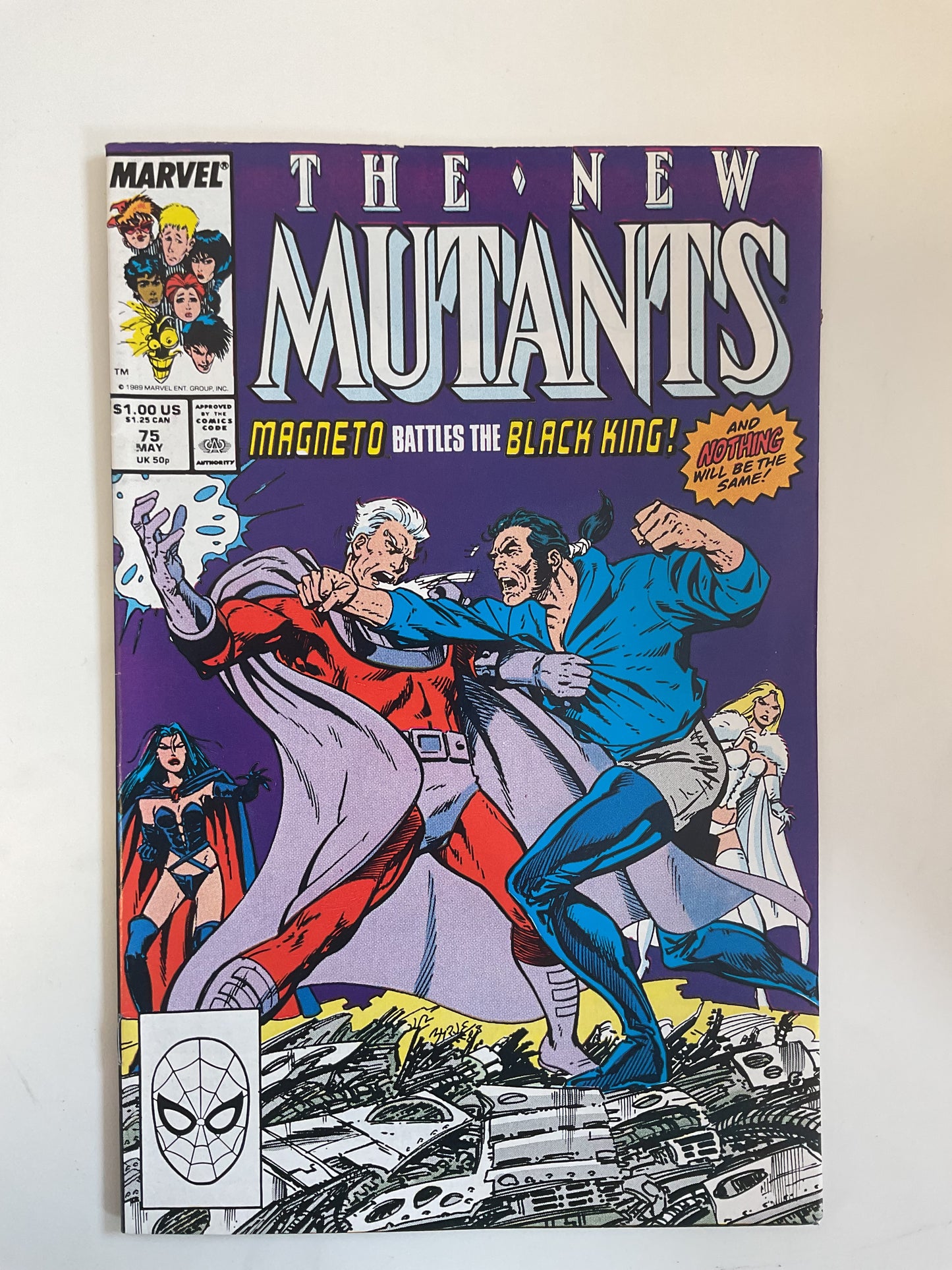 New Mutants #75 1989 Marvel Comics