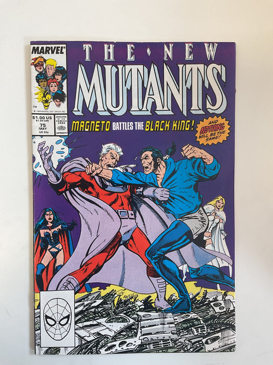 New Mutants #75 1989 Marvel Comics
