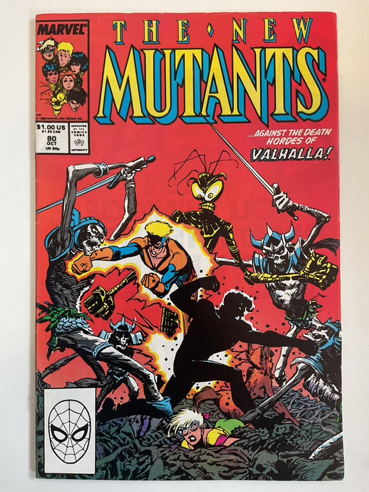 New Mutants #80 1989 Marvel Comics