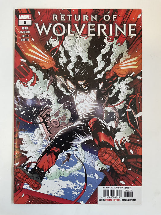 Return Of Wolverine #5 2019 Marvel Comics