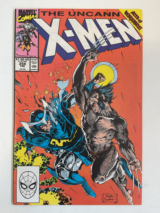 Uncanny X-Men #258 1990 Marvel Comics Acts Of Vengeance