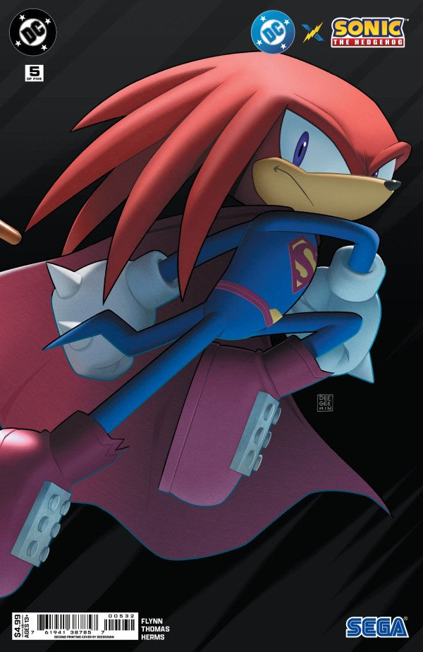 DC X Sonic The Hedgehog #5 2nd Print 2026 DC Comics