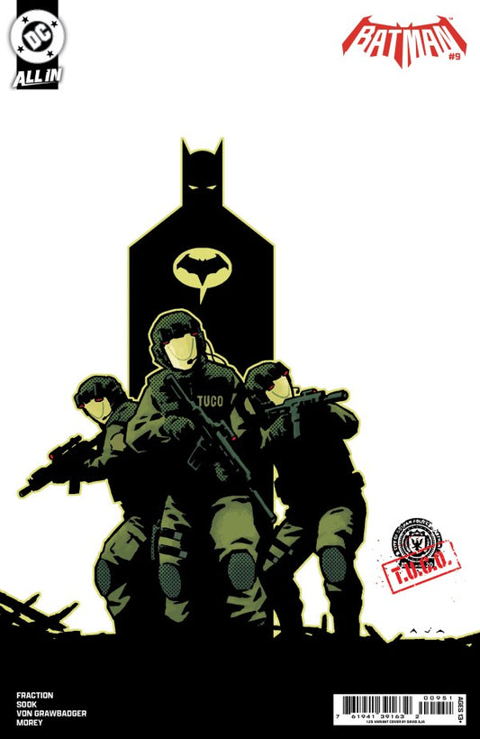 Batman #9 2026 DC Comics 1:25 Aja Incentive Variant