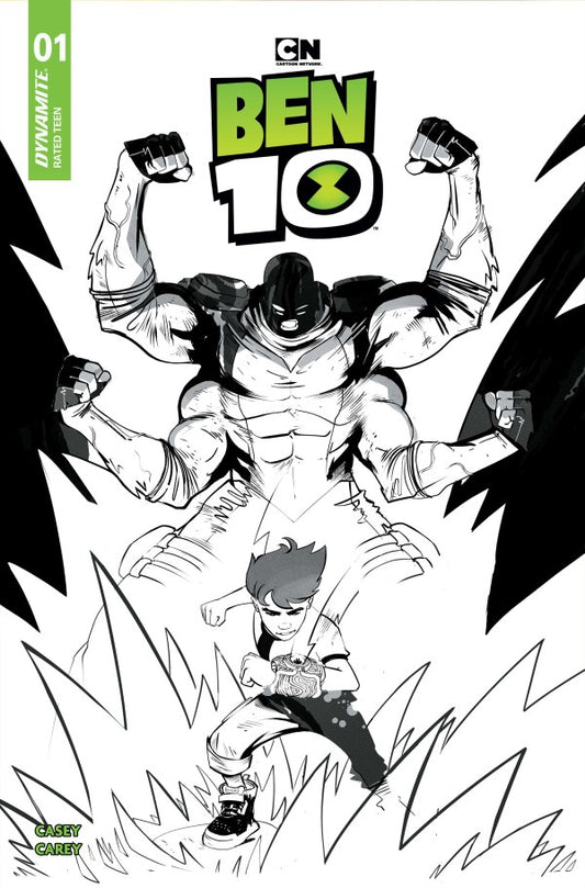 Ben 10 #1 2026 Dynamite Entertainment Piriz 1:15 Black And White Incentive Variant