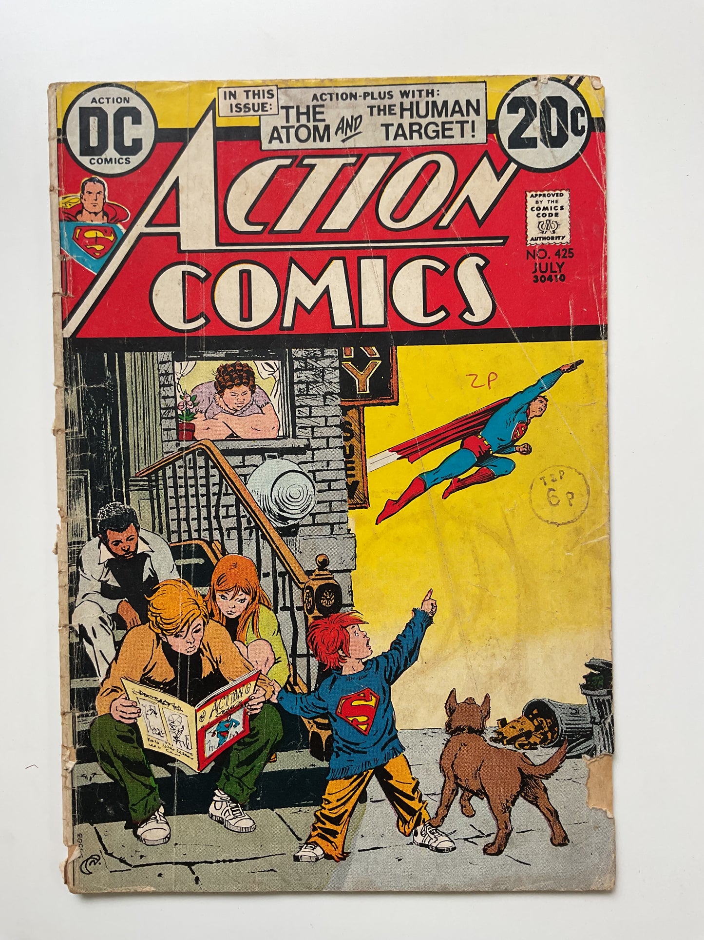Action Comics #425 1973 DC Comics Reader Copy