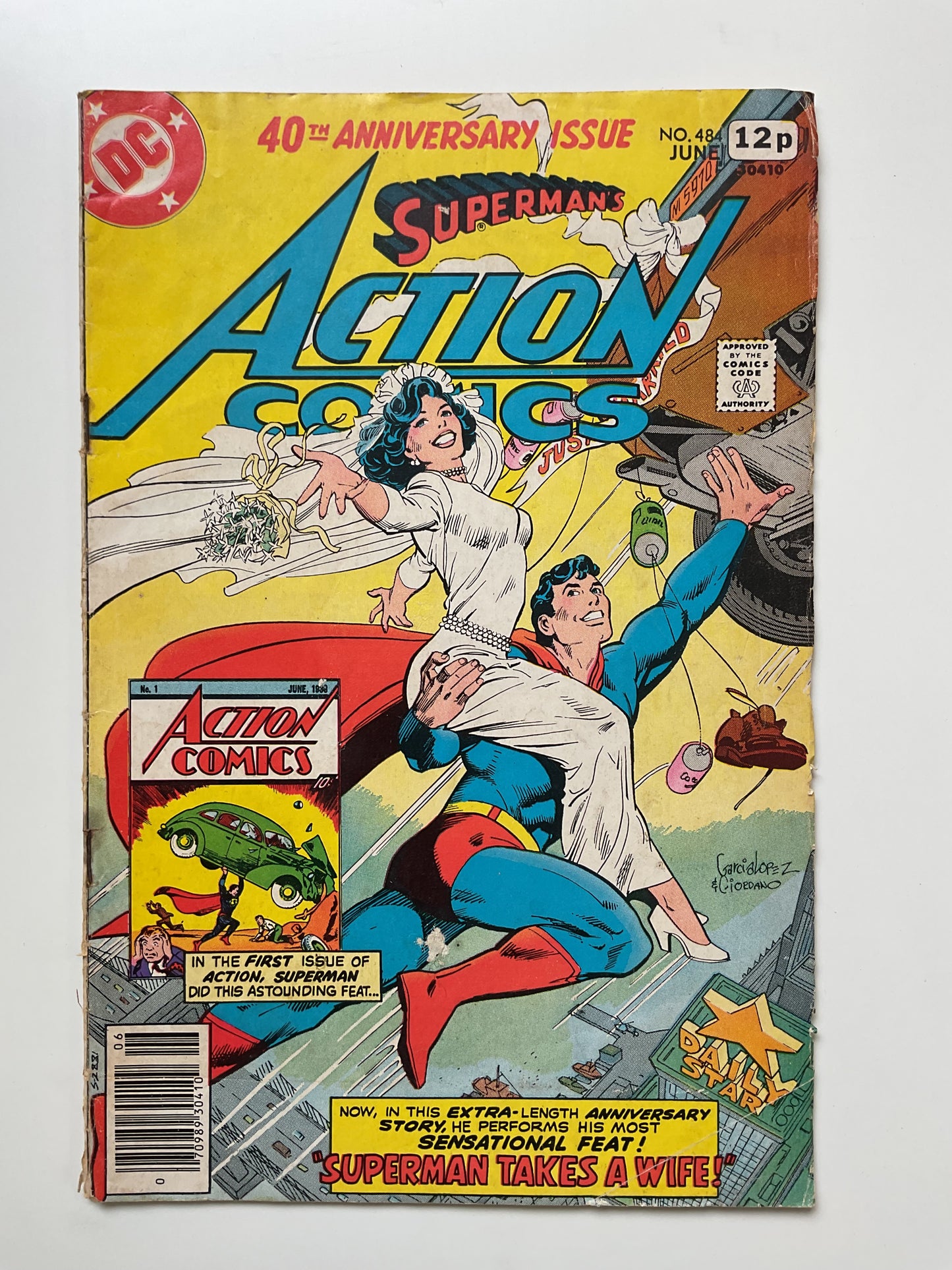 Action Comics #484 1978 DC Comics Iconic Jose Luis Garcia-Lopez Cover