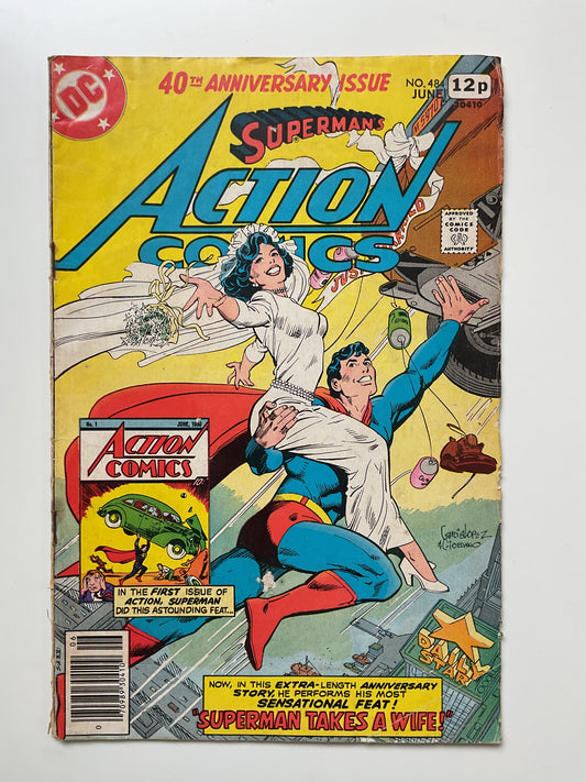 Action Comics #484 1978 DC Comics Iconic Jose Luis Garcia-Lopez Cover