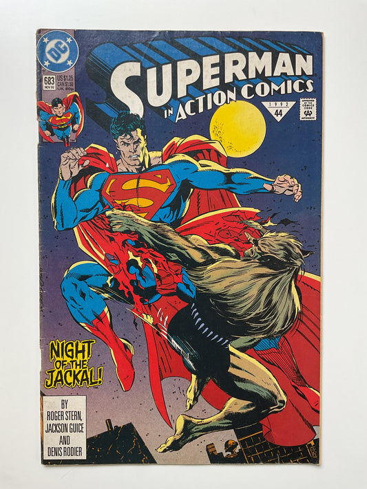 Action Comics #683 1992 DC Comics 4th Cameo Appearance of Doomsday