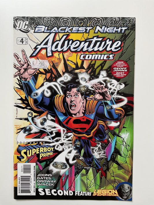 Adventure Comics #4/507 2010 DC Comics Blackest Night