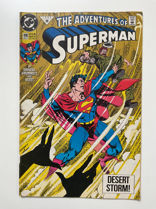 Adventures Of Superman #490 1992 DC Comics