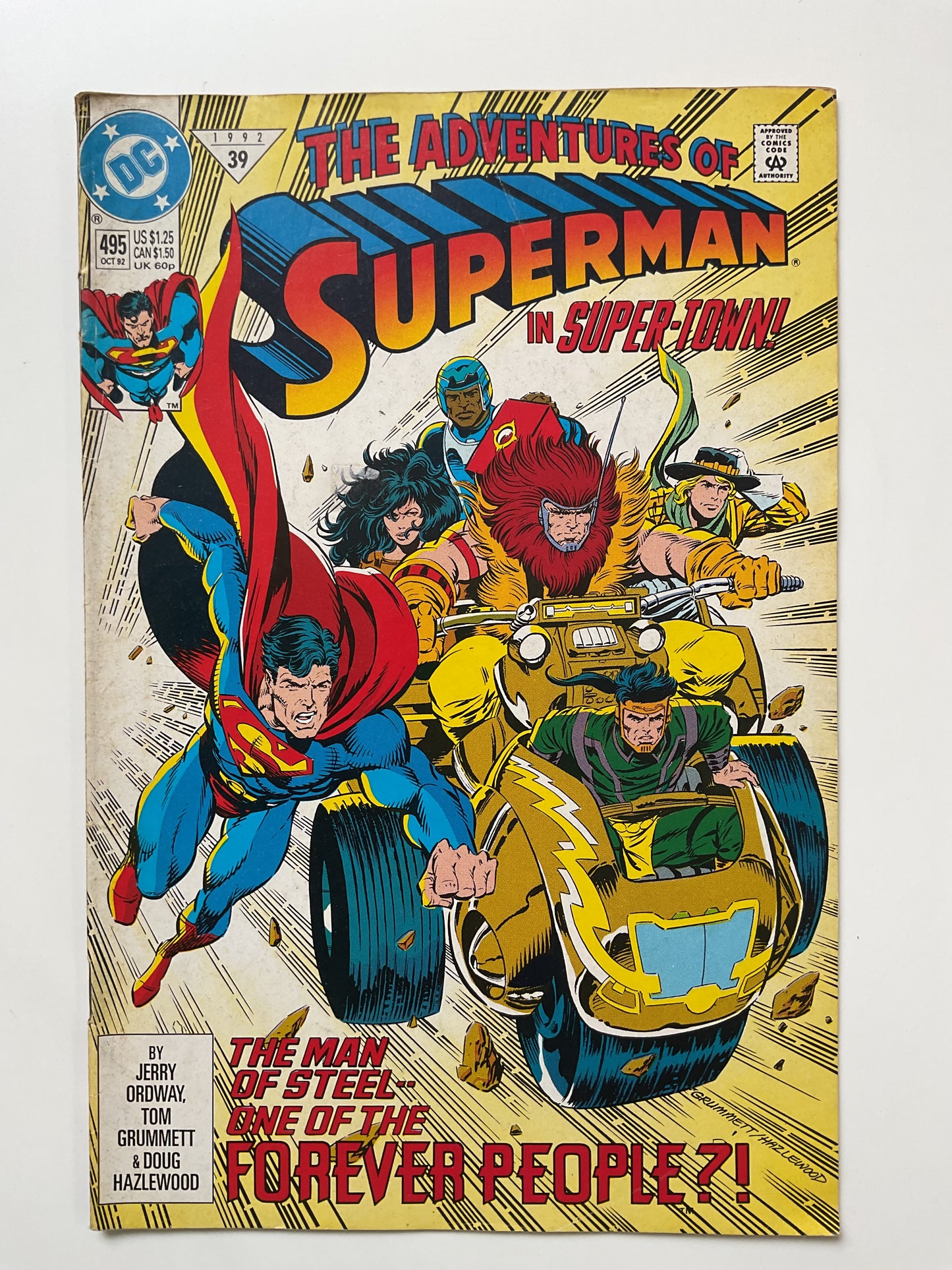 Adventures Of Superman #495 1992 DC Comics