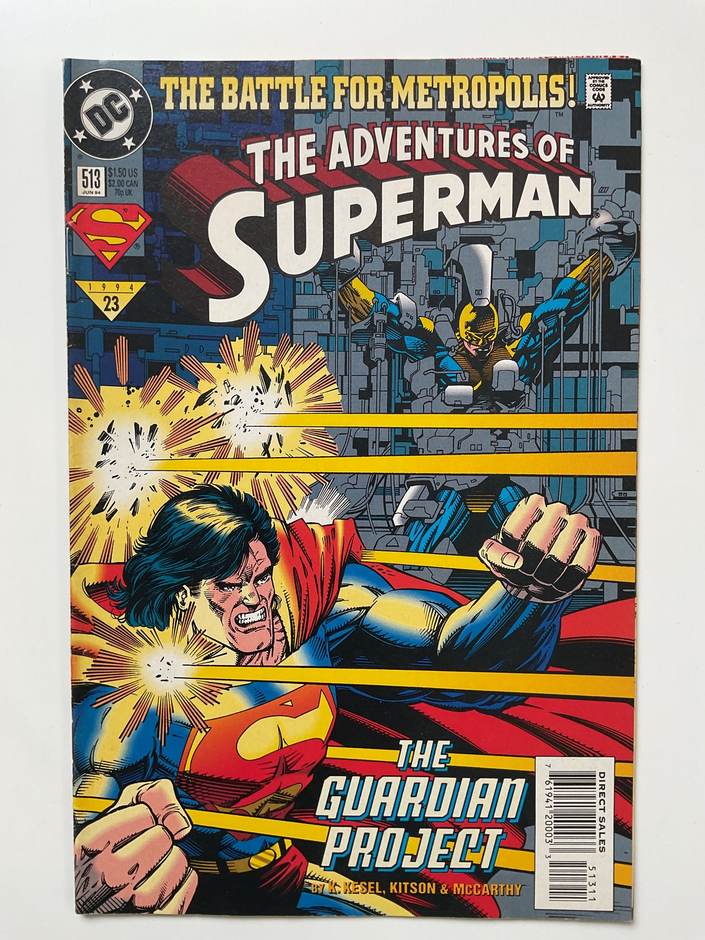 Adventures Of Superman #513 1994 DC Comics