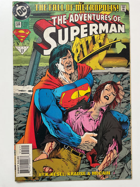 Adventures Of Superman #514 1994 DC Comics