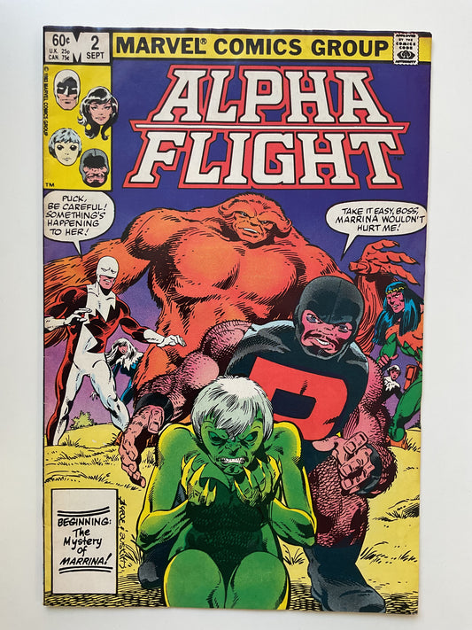 Alpha Flight #2 1983 Marvel Comics