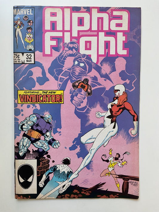 Alpha Flight #32 1985 Marvel Comics
