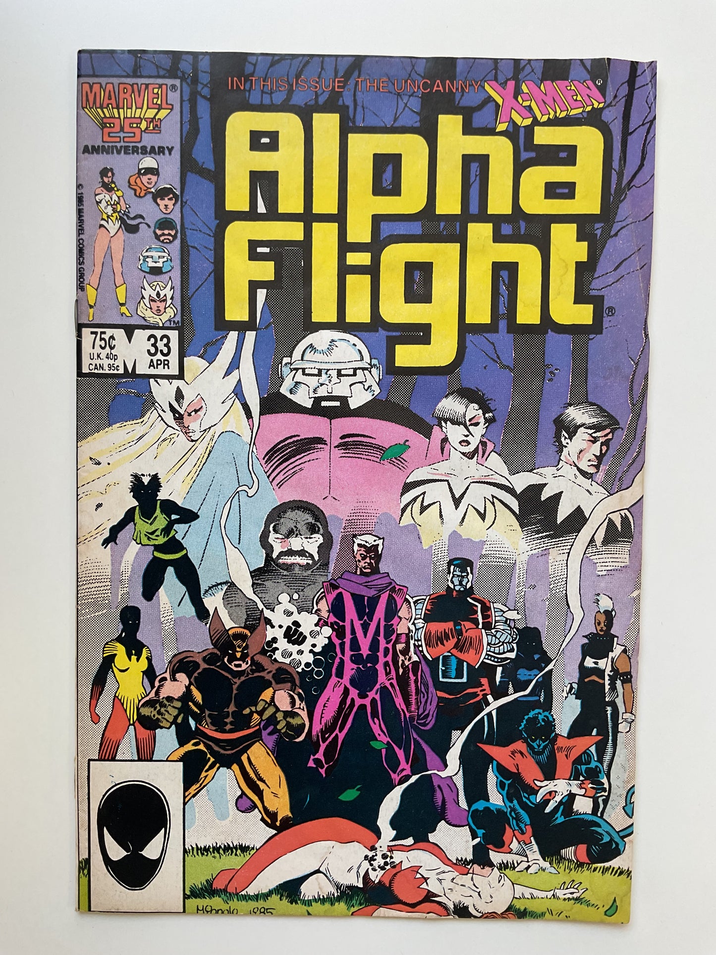 Alpha Flight #33 1985 Marvel Comics 1st Appearance Of Lady Deathstrike