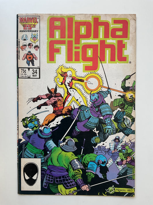 Alpha Flight #34 1985 Marvel Comics