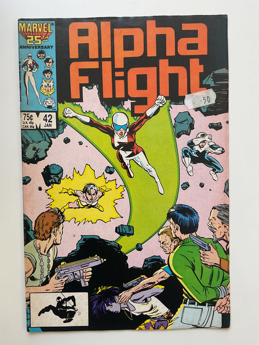 Alpha Flight #42 1986 Marvel Comics