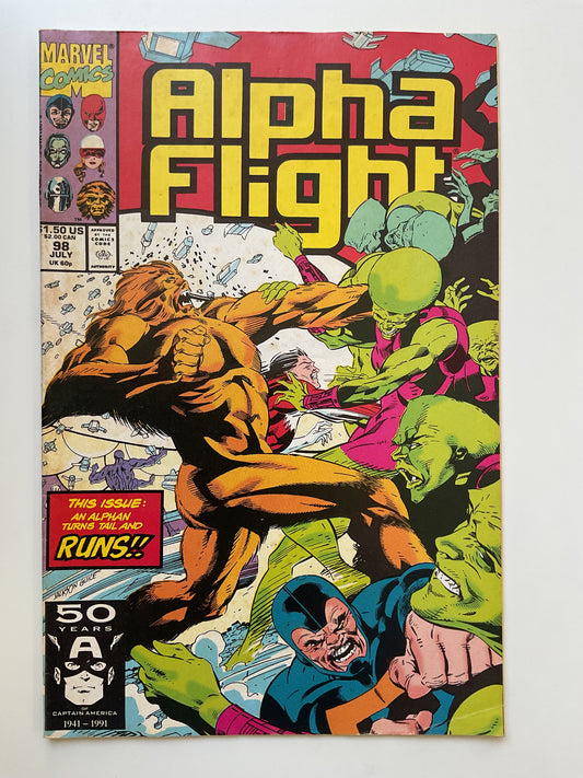Alpha Flight #98 1991 Marvel Comics