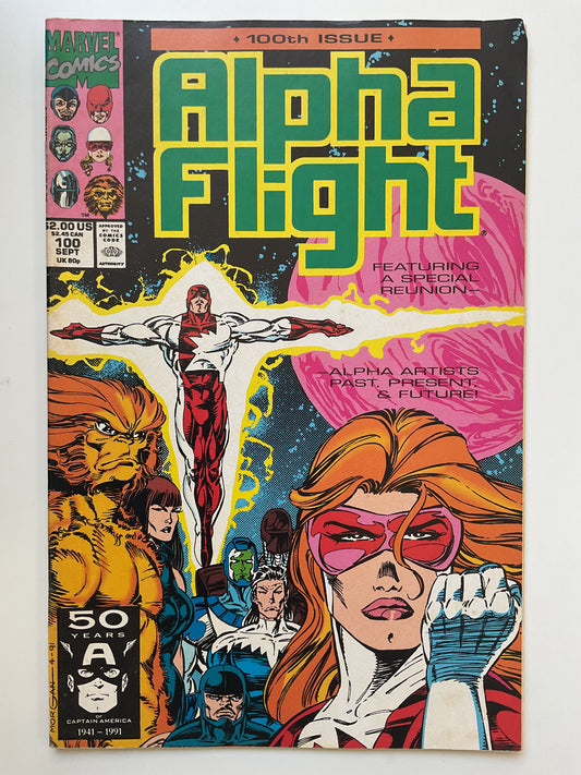 Alpha Flight #100 Marvel Comics