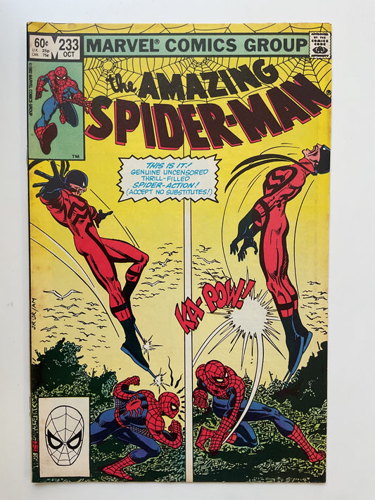 Amazing Spider-Man 233 1982 Marvel Comics