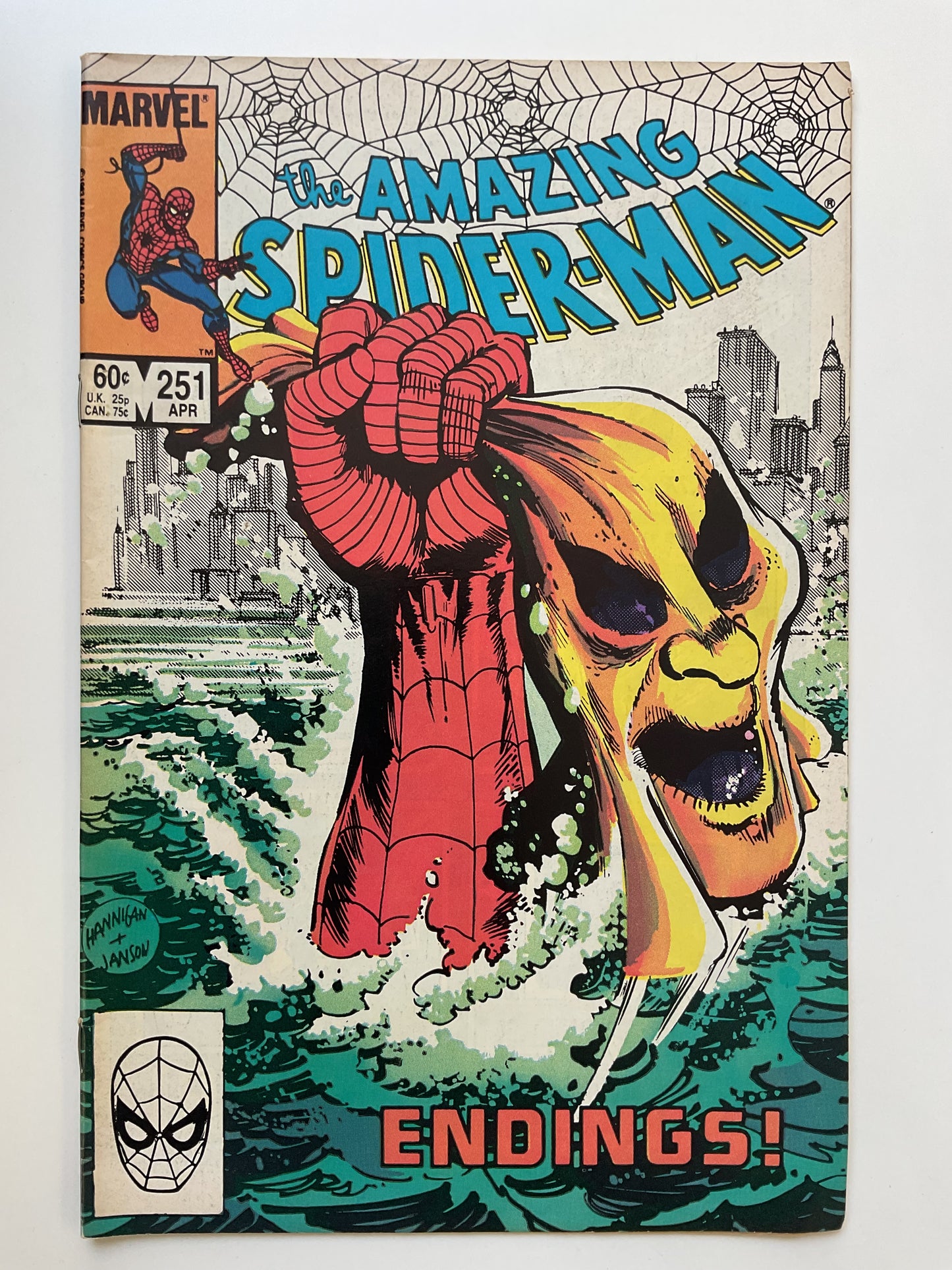Amazing Spider-Man #251 1983 Marvel Comics Iconic Cover