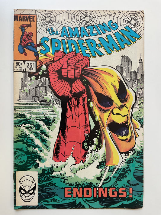 Amazing Spider-Man #251 1983 Marvel Comics Iconic Cover