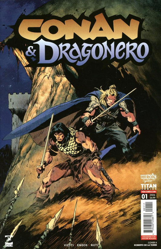 Conan And Dragonero #1 2026 Titan Comics