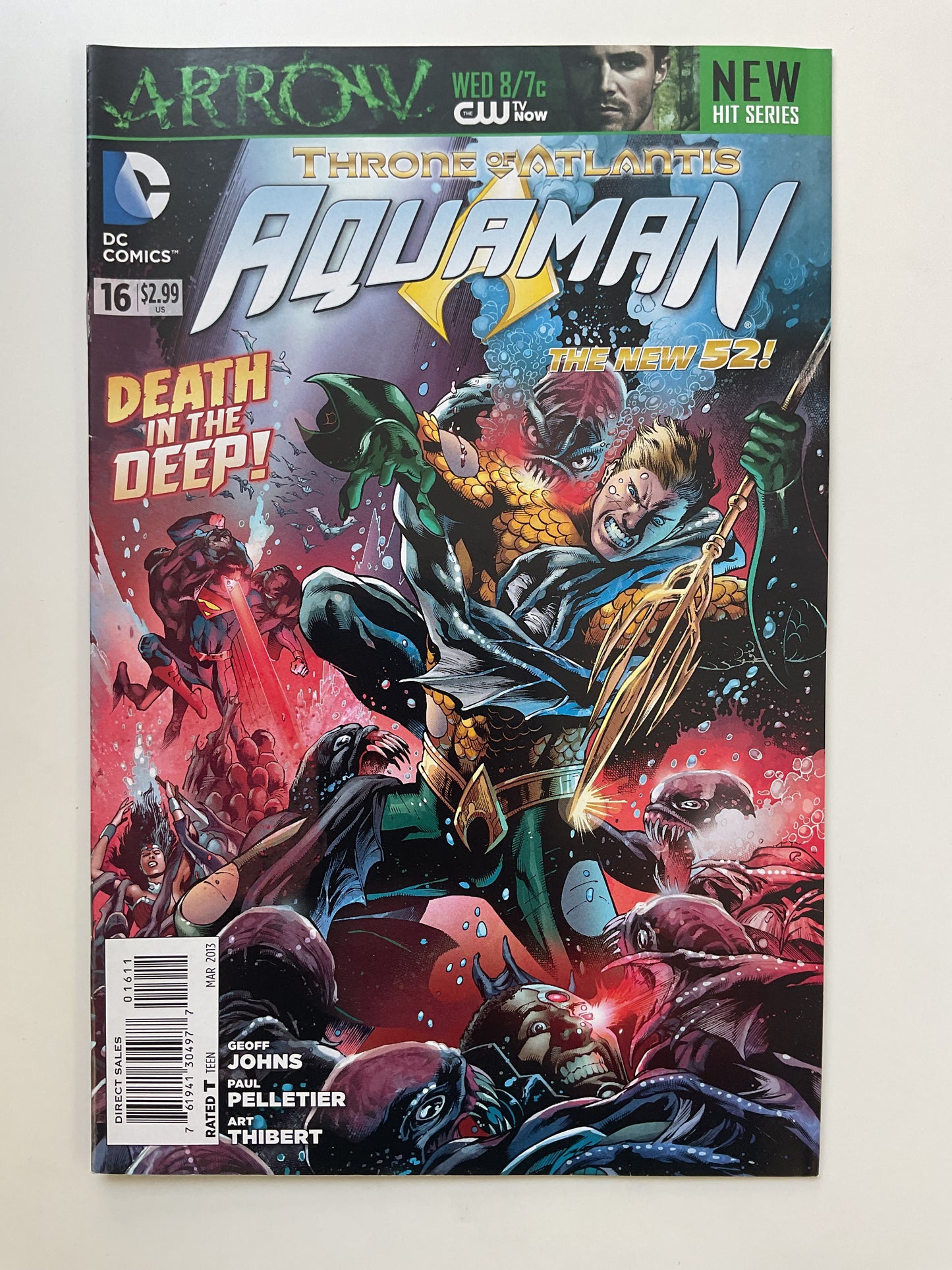 Aquaman #16 2013 DC Comics Throne Of Atlantis